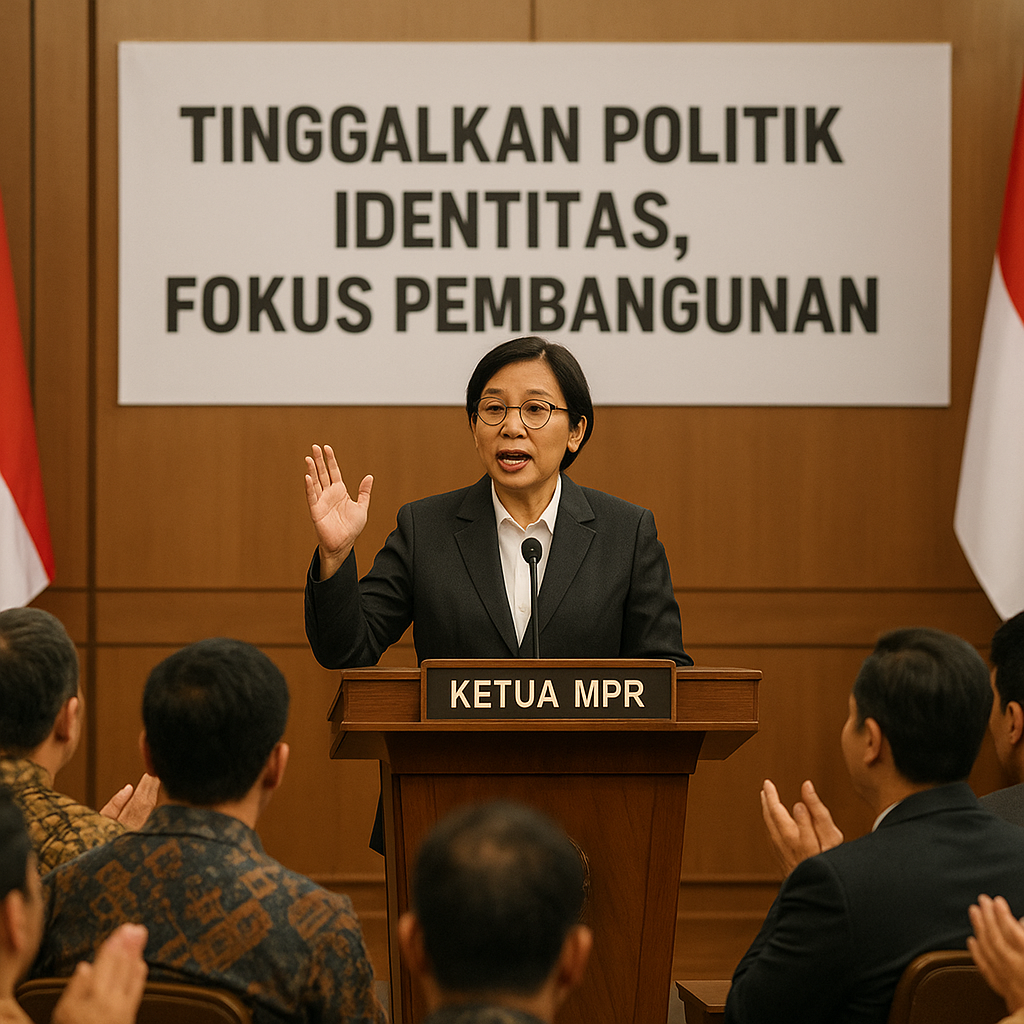 Ketua MPR Ajak Elite Politik Tinggalkan Politik Identitas, Fokus pada Pembangunan