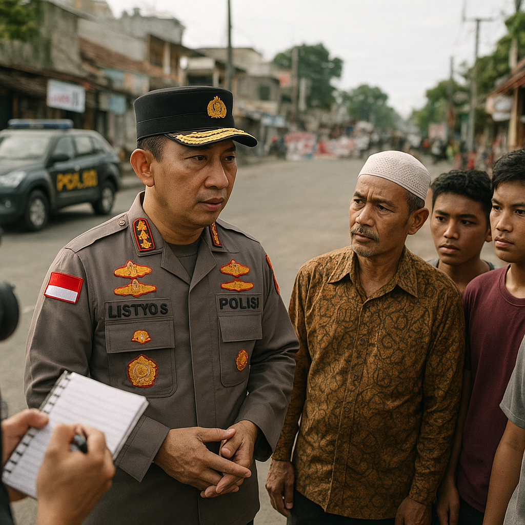 Kapolri Tinjau Langsung Kondisi Keamanan di Daerah Rawan Konflik