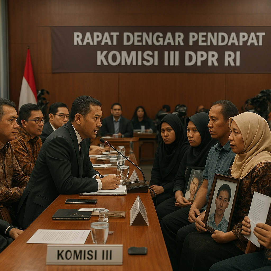 DPR Gelar Rapat Dengar Pendapat dengan Komunitas Korban Kerusuhan