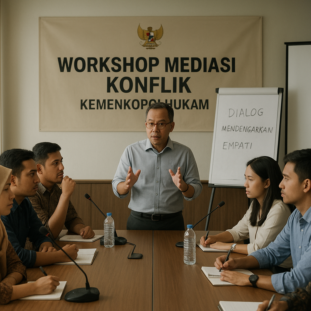 Kemenkopolhukam Gelar Workshop Mediasi Konflik untuk Tokoh Muda
