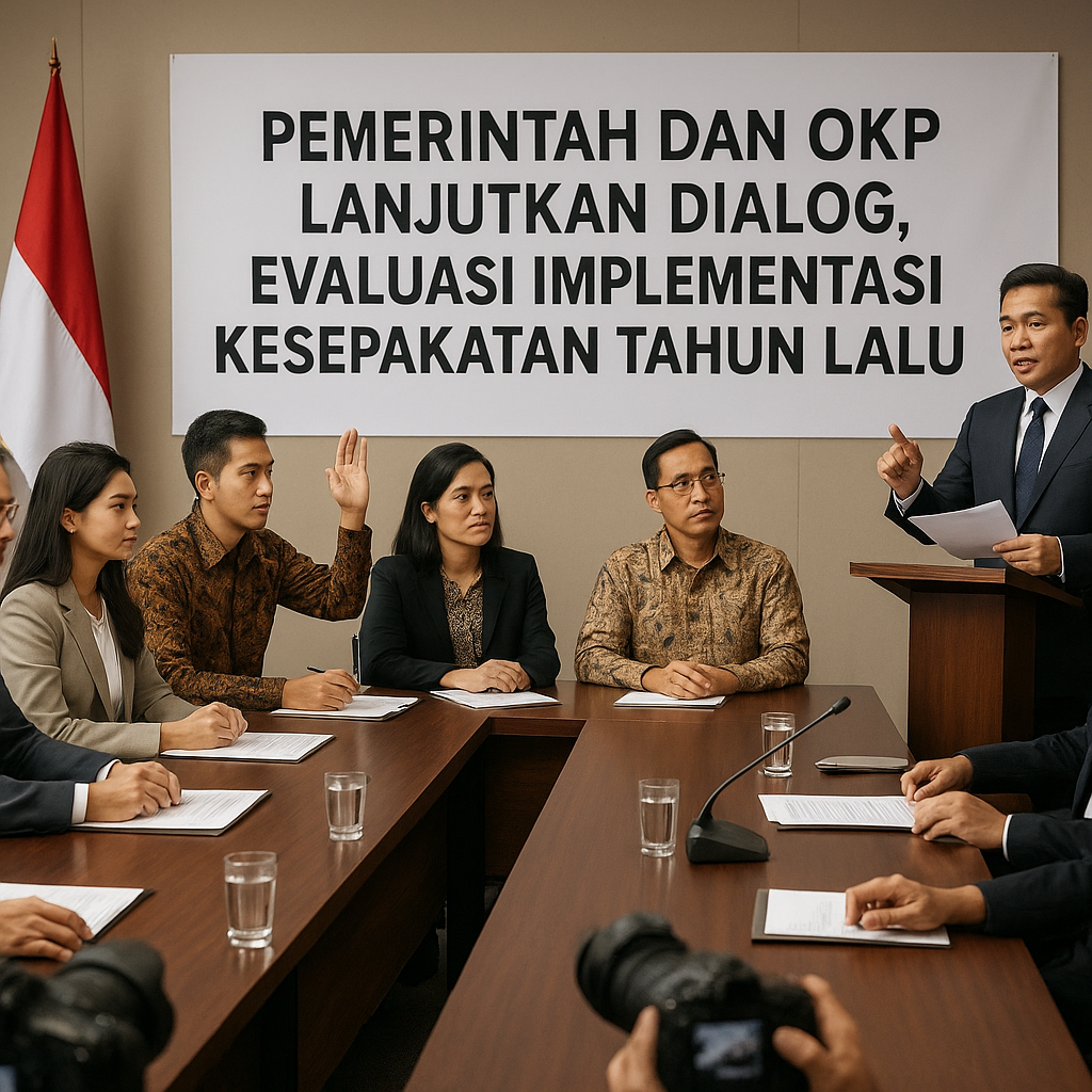 Pemerintah dan OKP Lanjutkan Dialog, Evaluasi Implementasi Kesepakatan Tahun Lalu