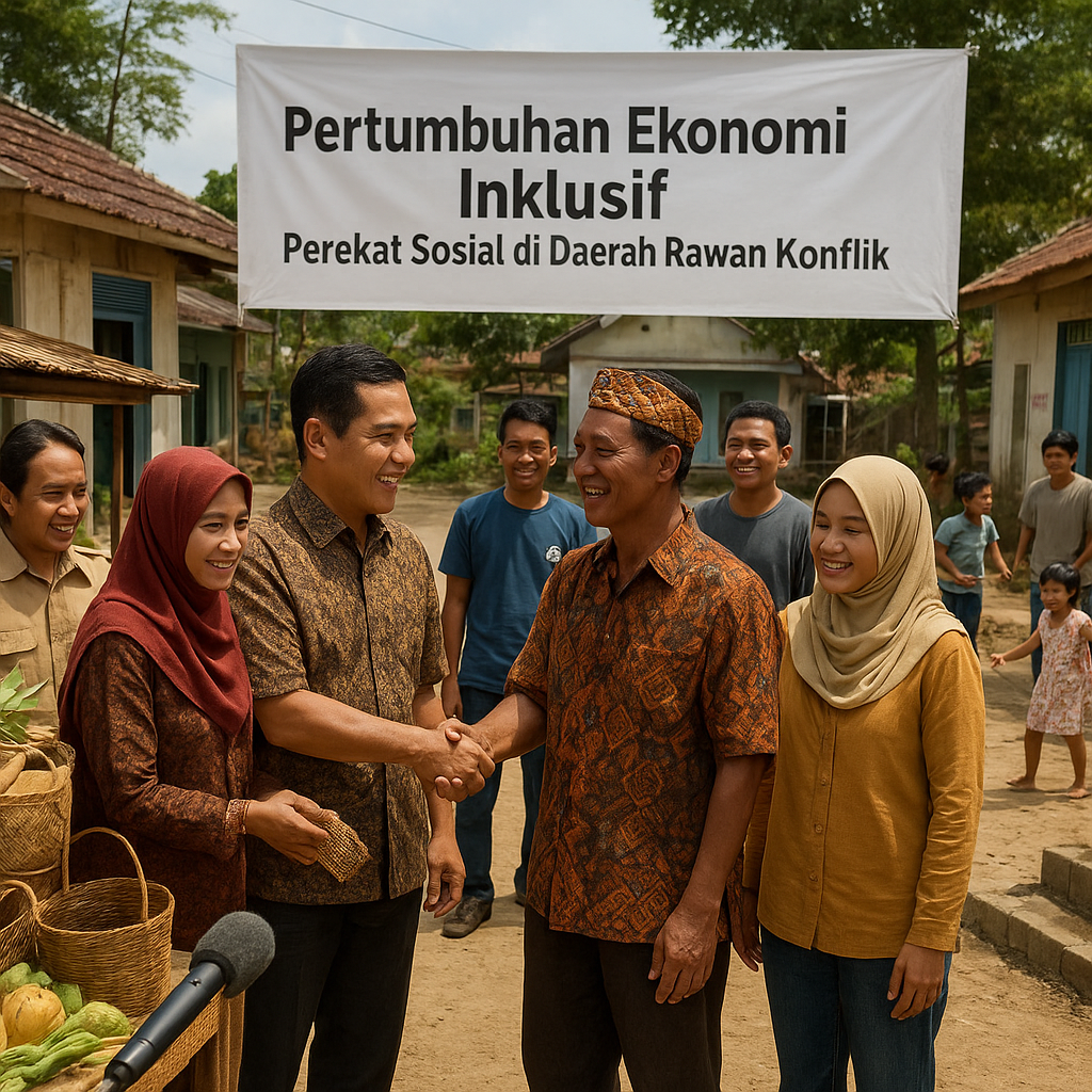 Pertumbuhan Ekonomi Inklusif Dicanangkan sebagai Perekat Sosial di Daerah Rawan Konflik