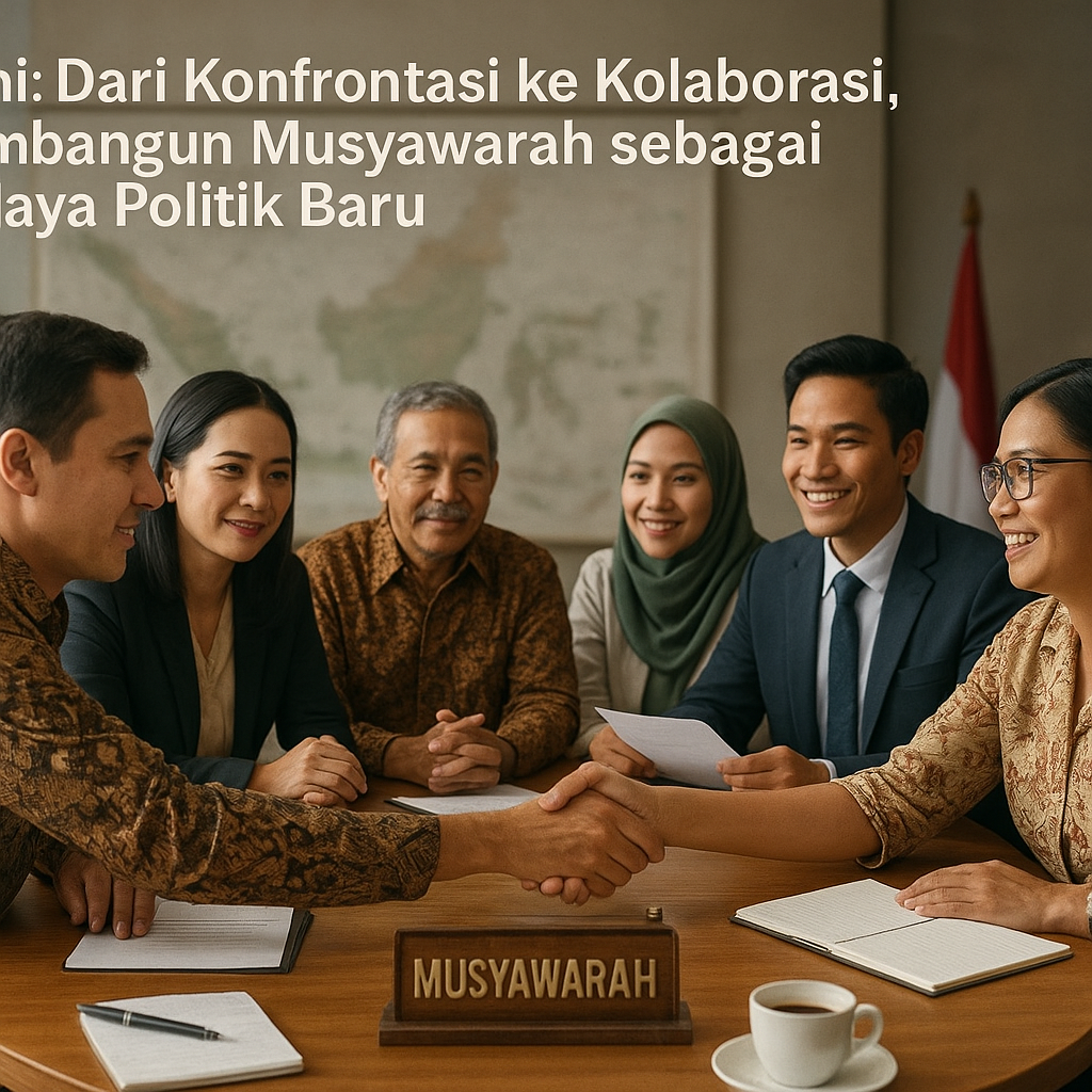 Opini: Dari Konfrontasi ke Kolaborasi, Membangun Musyawarah sebagai Budaya Politik Baru