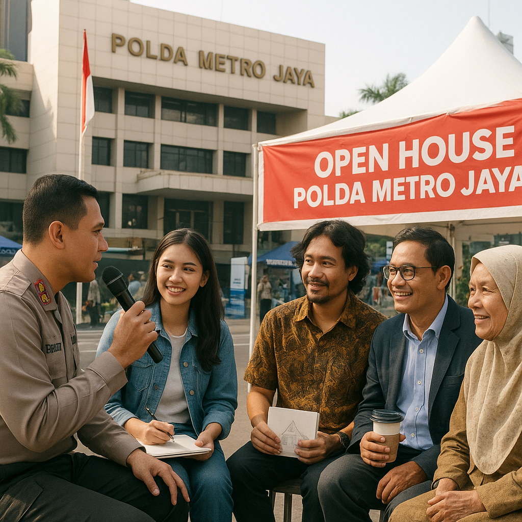 Polda Metro Jaya Gelar Open House, Ajak Masyarakat Diskusi Soal Keamanan Kota