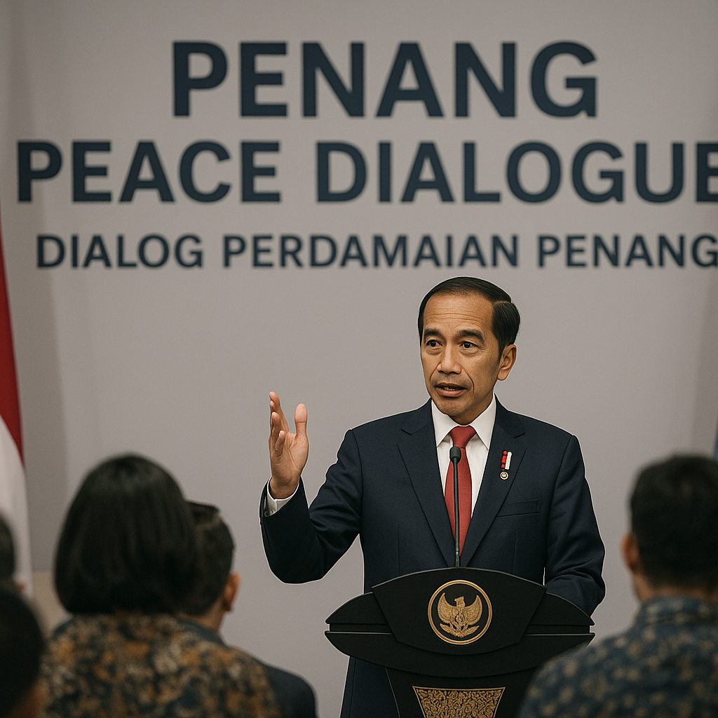 Jokowi Sebut Masyarakat Harus Percaya Pemimpin di Tengah Konflik