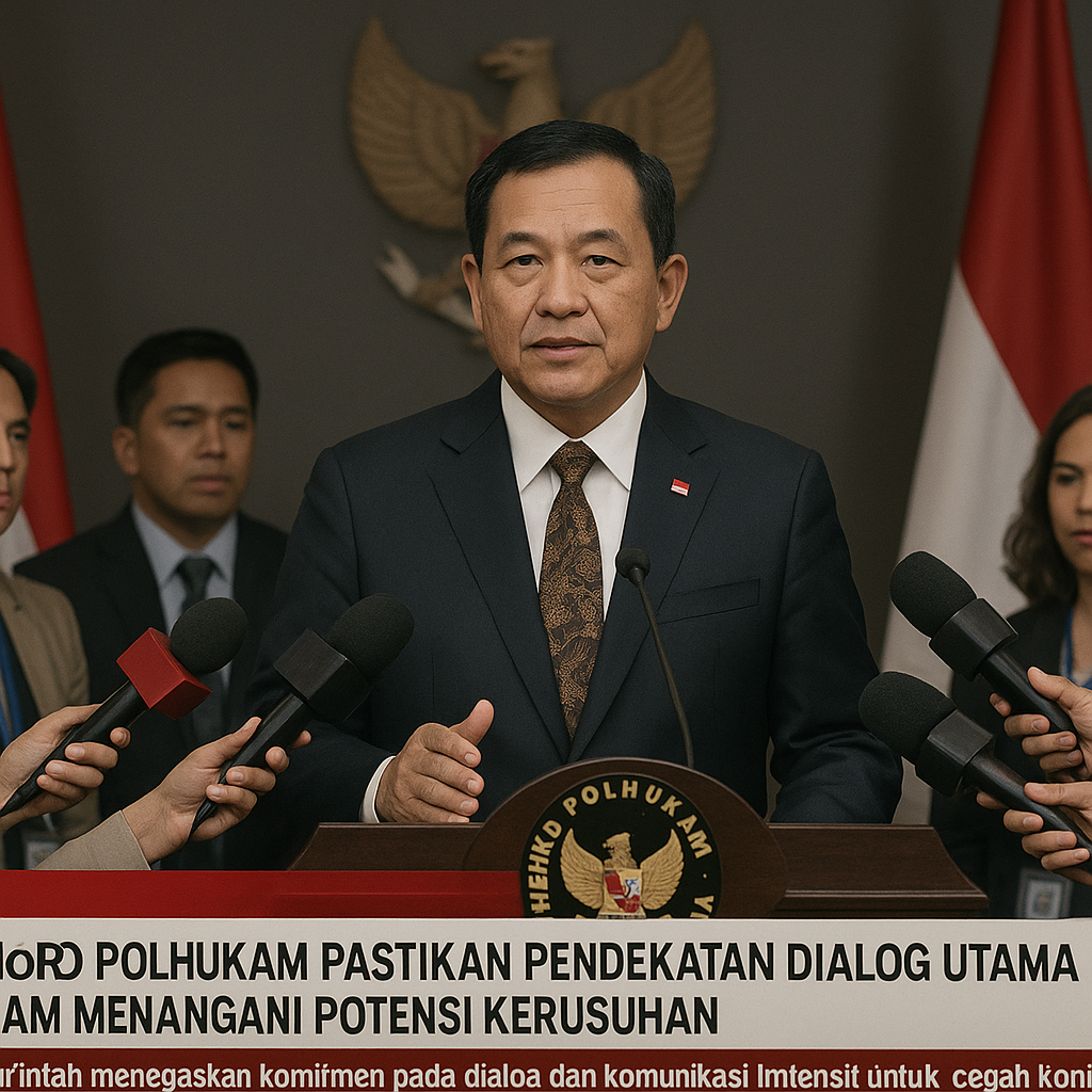 Menko Polhukam Pastikan Pendekatan Dialog Utama dalam Menangani Potensi Kerusuhan