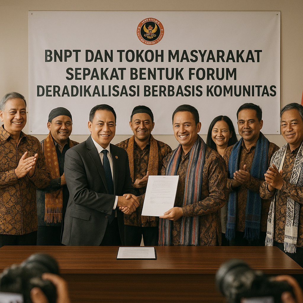 BNPT dan Tokoh Masyarakat Sepakat Bentuk Forum Deradikalisasi Berbasis Komunitas
