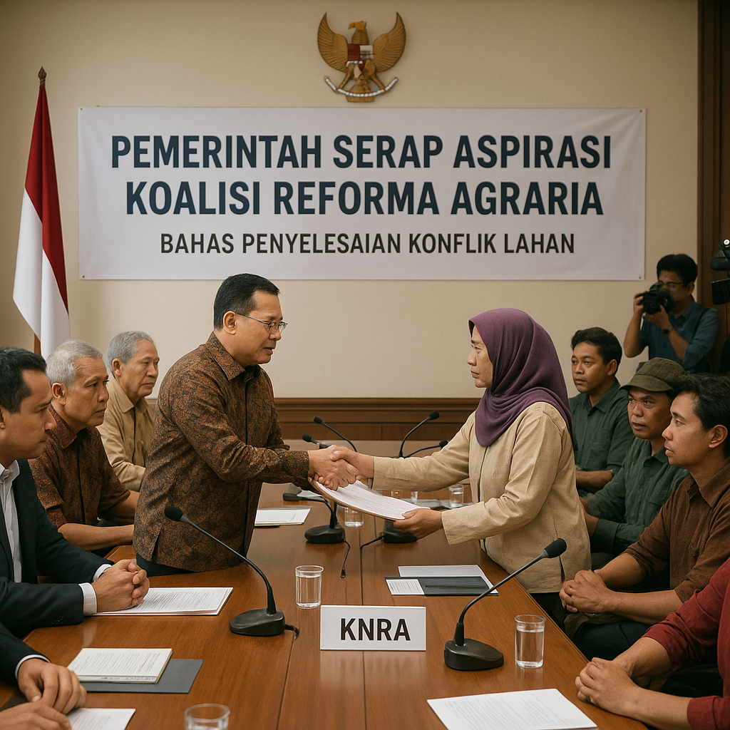 Pemerintah Serap Aspirasi Koalisi Reforma Agraria, Bahas Penyelesaian Konflik Lahan