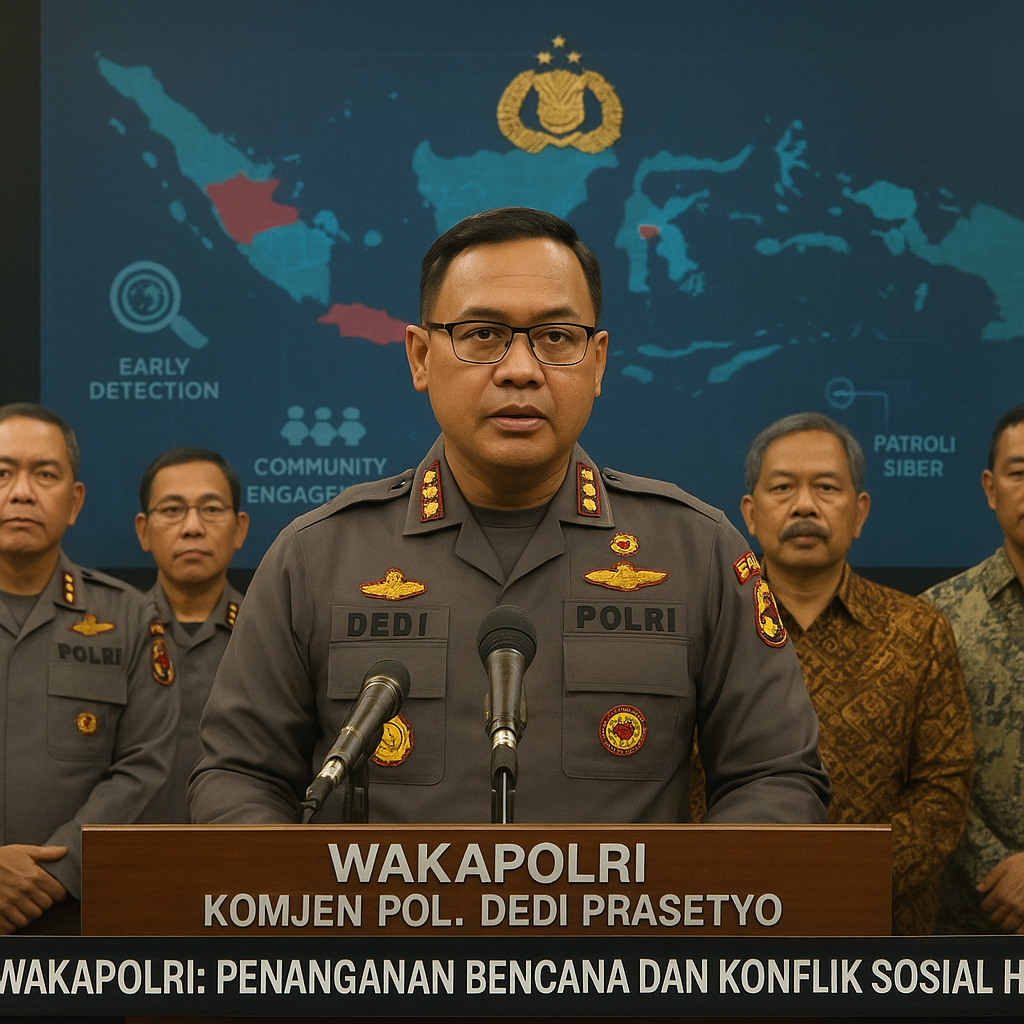 Wakapolri: Penanganan Bencana dan Konflik Sosial Harus Utamakan Pencegahan