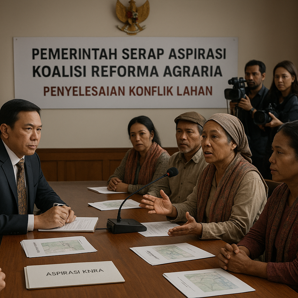 Pemerintah Serap Aspirasi Koalisi Reforma Agraria, Bahas Penyelesaian Konflik Lahan