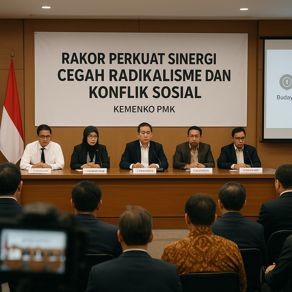 Kemenko PMK Gelar Rakor Perkuat Sinergi Cegah Radikalisme dan Konflik Sosial