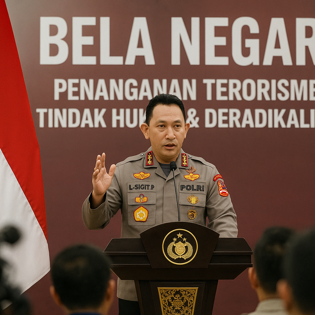 Kapolri: Penanganan Terorisme Harus Seimbang Antara Tindakan Hukum dan Deradikalisasi