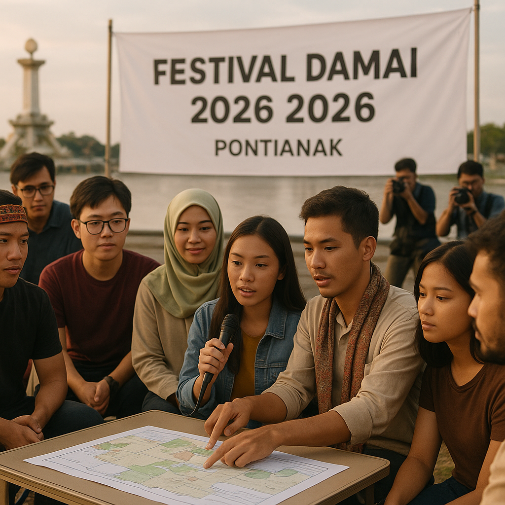 Pemuda Lintas Etnis di Kalimantan Barat Gelar Festival Damai untuk Redam Konflik Lahan