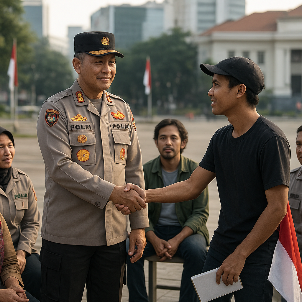 Kapolri Instruksikan Penyelesaian Hukum Kasus Demonstran dengan Prinsip Keadilan Restoratif