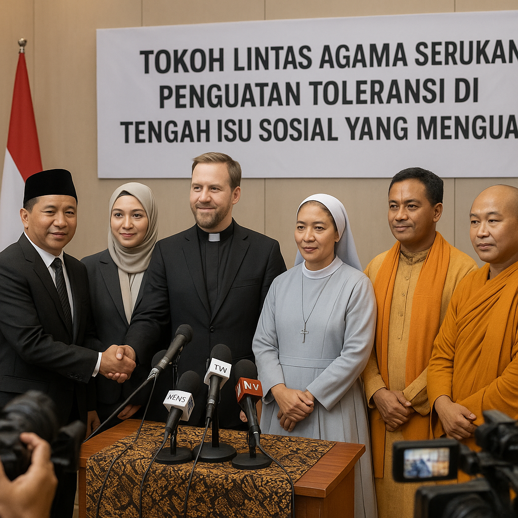 Tokoh Lintas Agama Serukan Penguatan Toleransi di Tengah Isu Sosial yang Menguat