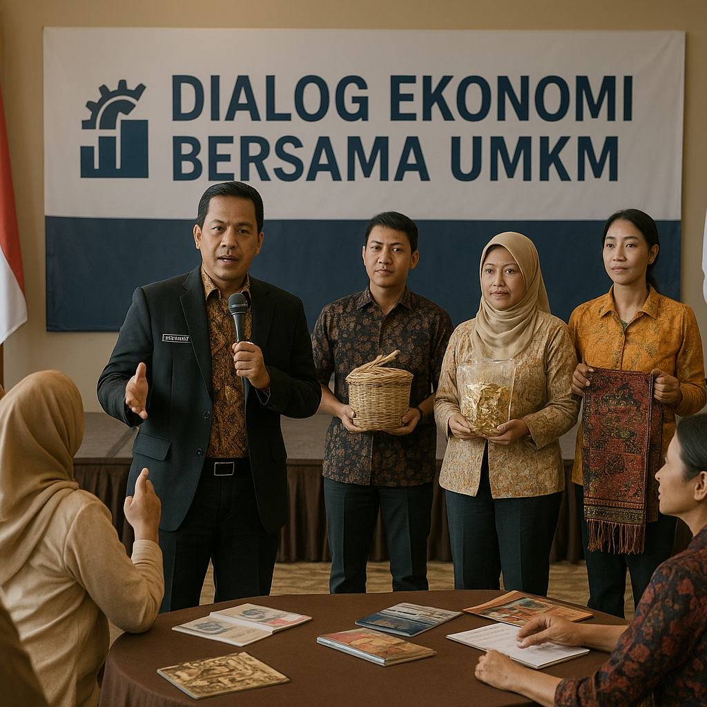 Pemerintah Dorong Dialog Ekonomi dengan Pelaku Usaha Mikro untuk Tekan Ketimpangan
