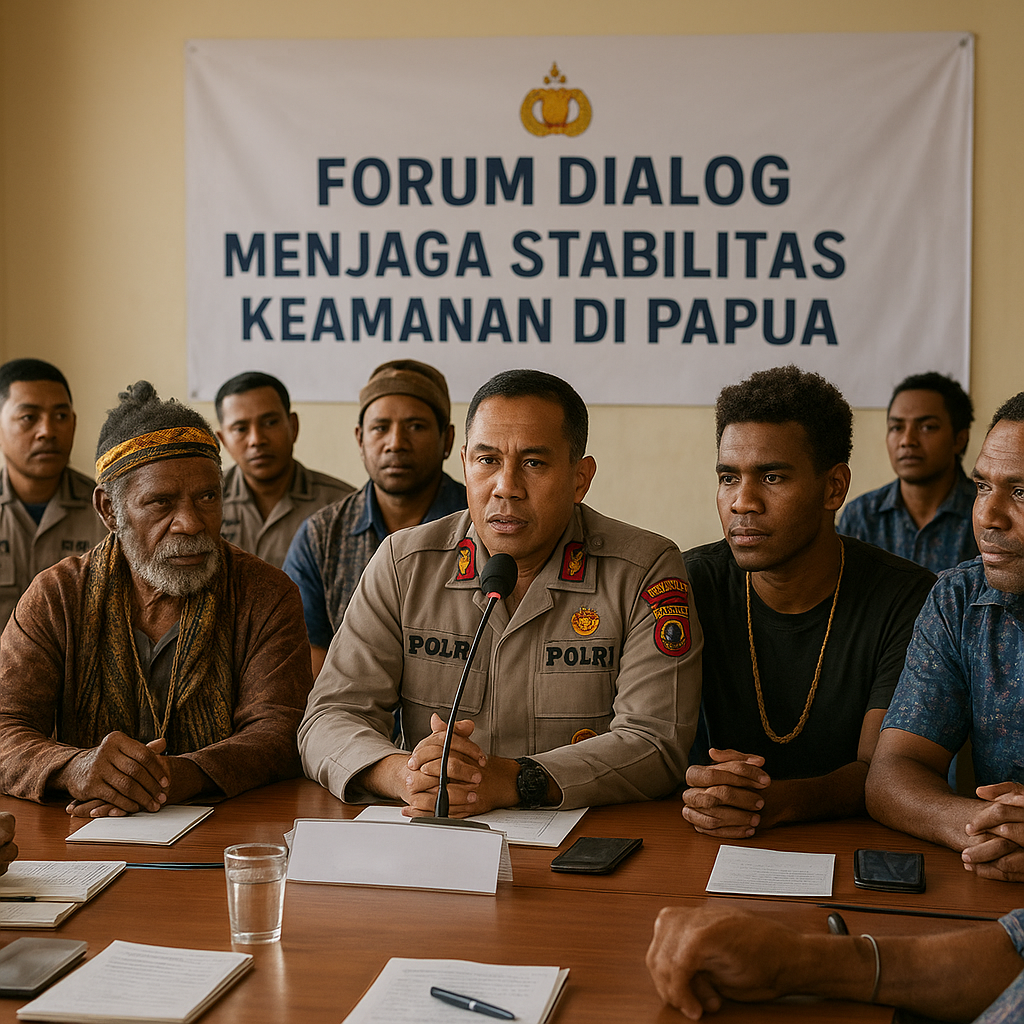 Menjaga Stabilitas Keamanan di Papua: Polri Libatkan Tokoh Masyarakat dan Pemuda