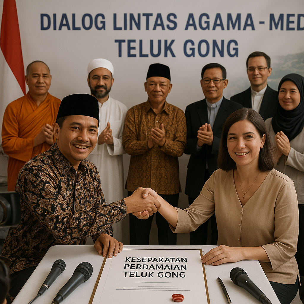 Dialog Lintas Agama di Medan Hasilkan Kesepakatan Perdamaian untuk Kawasan Teluk Gong