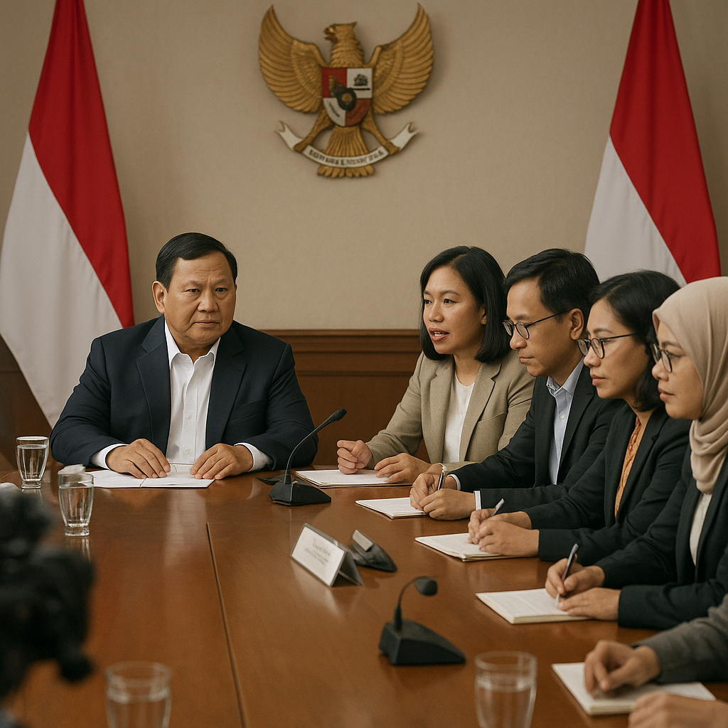 Presiden Prabowo dan Gerakan Nurani Bangsa Dialog Tiga Jam Bahas Ekonomi-Hukum