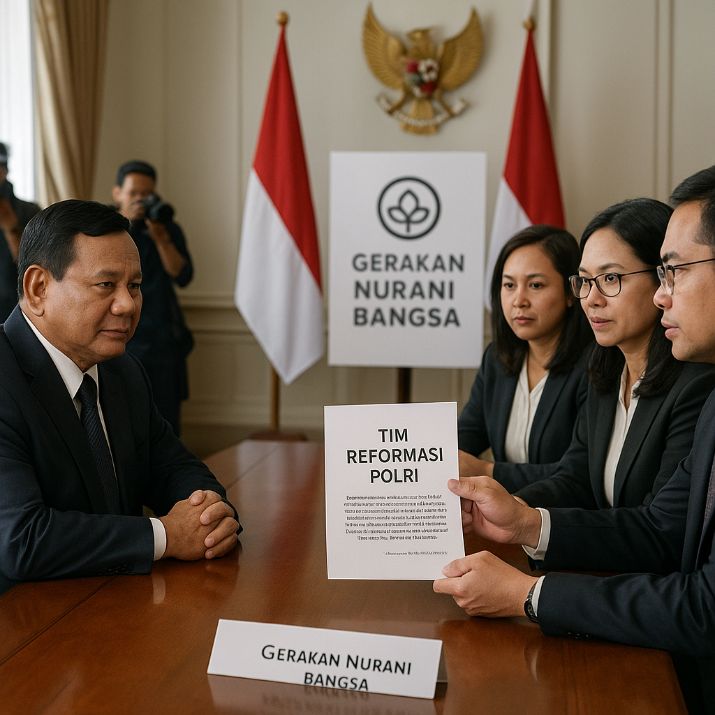 GNB Sebut Presiden Prabowo Janjikan Reformasi Polri dan Tegakkan Supremasi Sipil