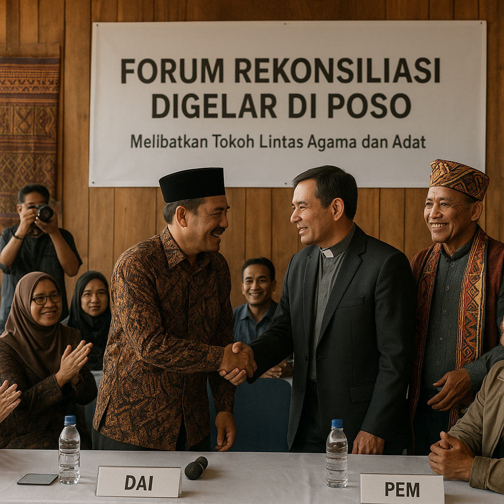 Forum Rekonsiliasi Digelar di Poso, Libatkan Tokoh Lintas Agama dan Adat