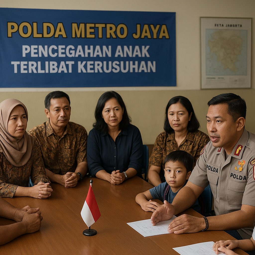 Begini Strategi Polda Metro Jaya Buat Cegah Anak Terlibat dalam Kerusuhan