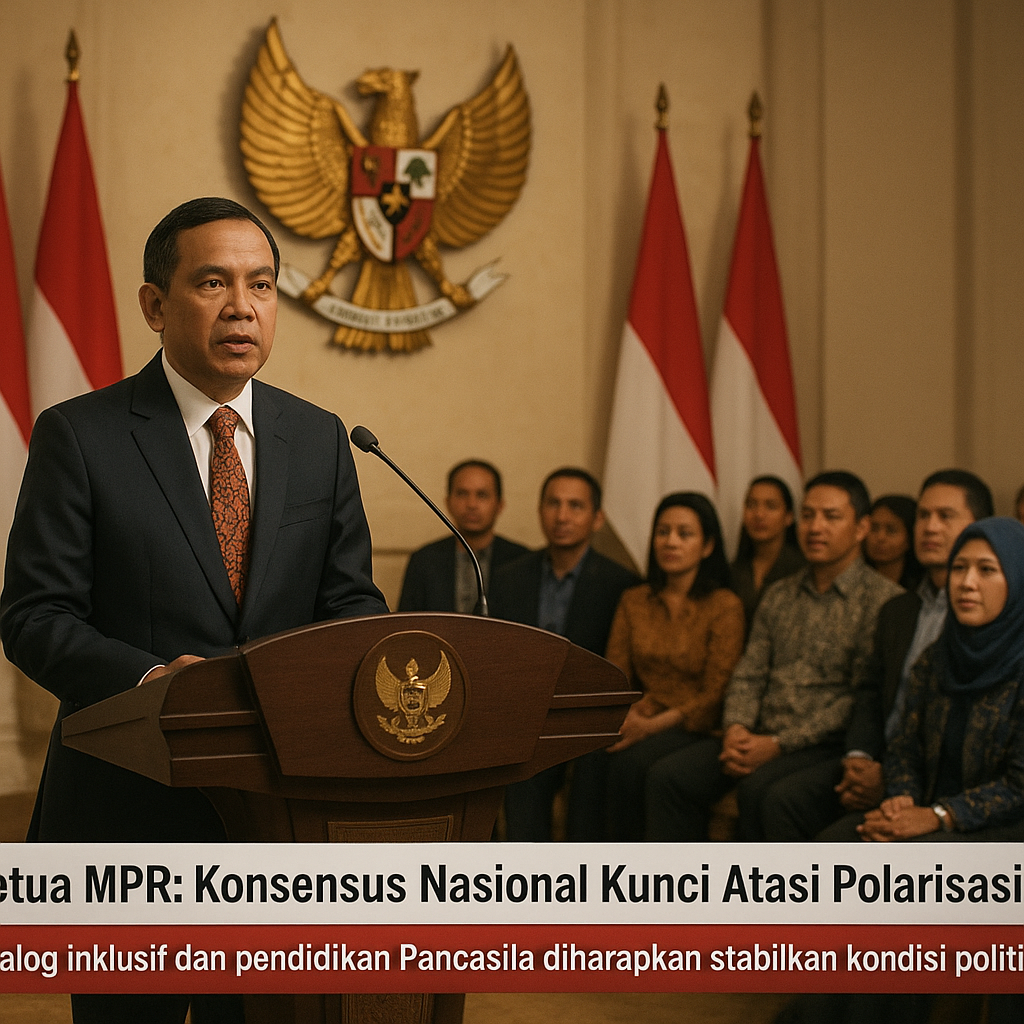 Ketua MPR: Konsensus Nasional Kunci Atasi Polarisasi Pasca-Pemilu
