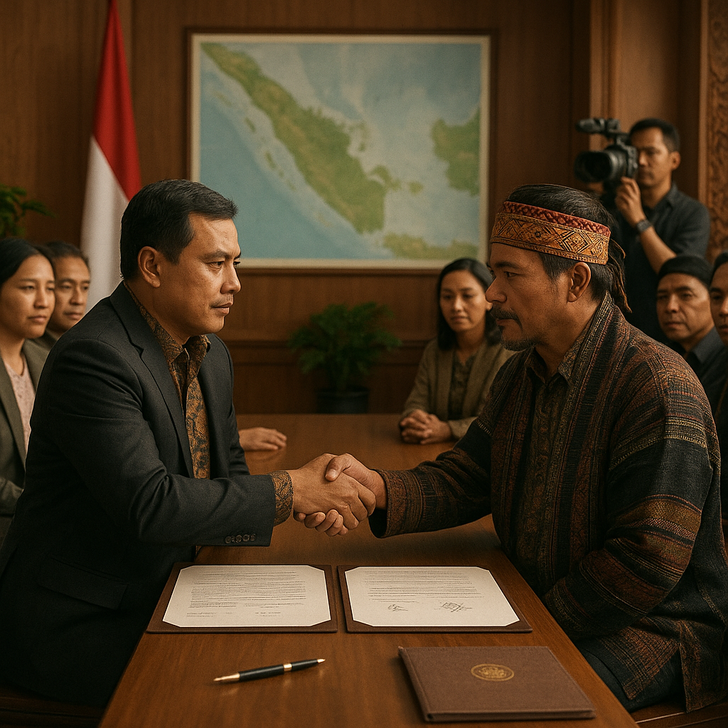 Pemerintah dan Masyarakat Adat Sepakati Dialog Nasional untuk Resolusi Konflik Lahan di Sumatera