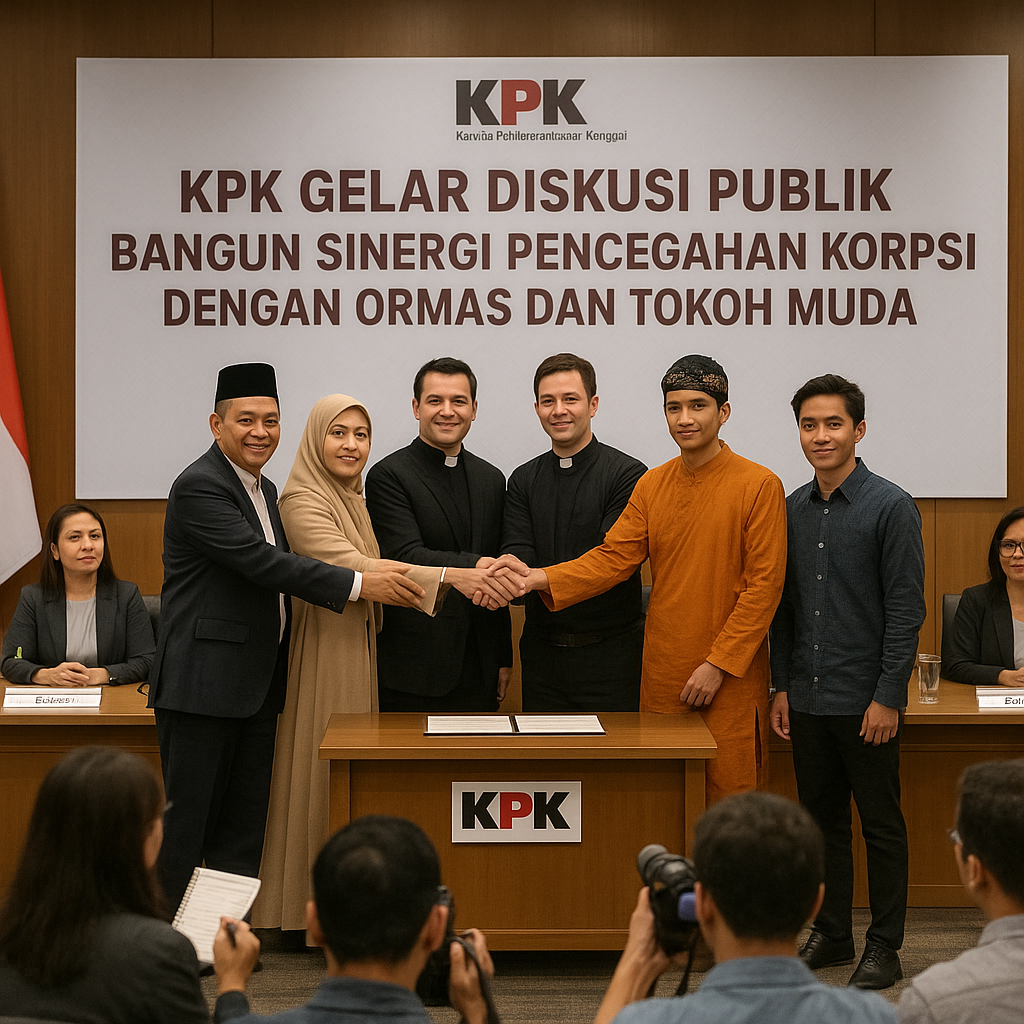 KPK Gelar Diskusi Publik Bangun Sinergi Pencegahan Korupsi dengan Ormas dan Tokoh Muda