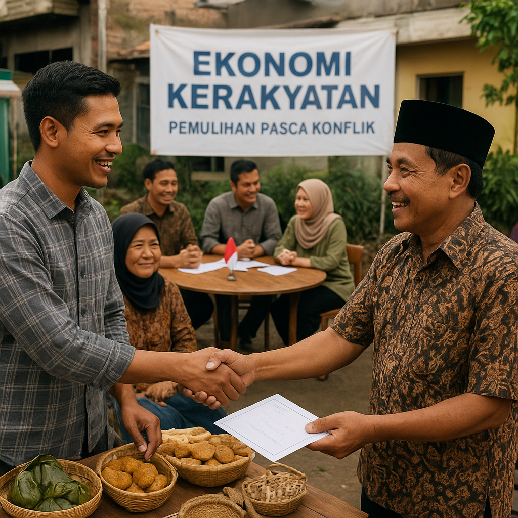 Ekonomi Kerakyatan Jadi Perekat Sosial di Wilayah Pasca Konflik
