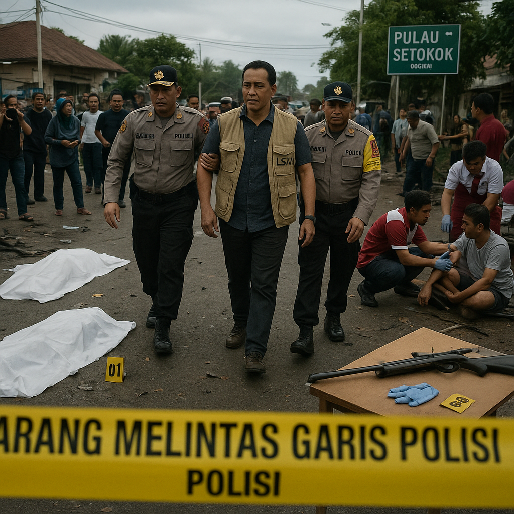 Bentrokan Berdarah di Setokok, Peran Ketua LSM hingga Penembak Senapan Angin Terungkap