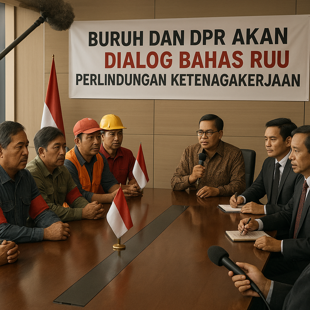 Buruh dan DPR Akan Dialog Bahas RUU Perlindungan Ketenagakerjaan