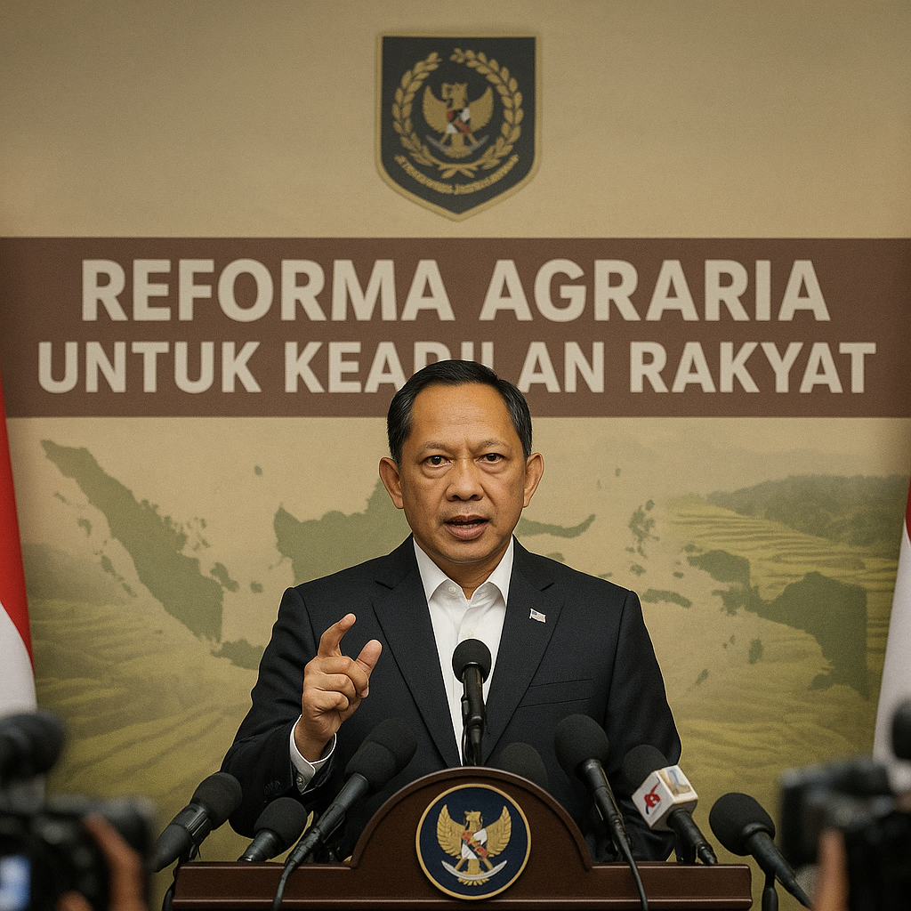 Mendagri Tito Karnavian Tegaskan Reforma Agraria untuk Keadilan Rakyat