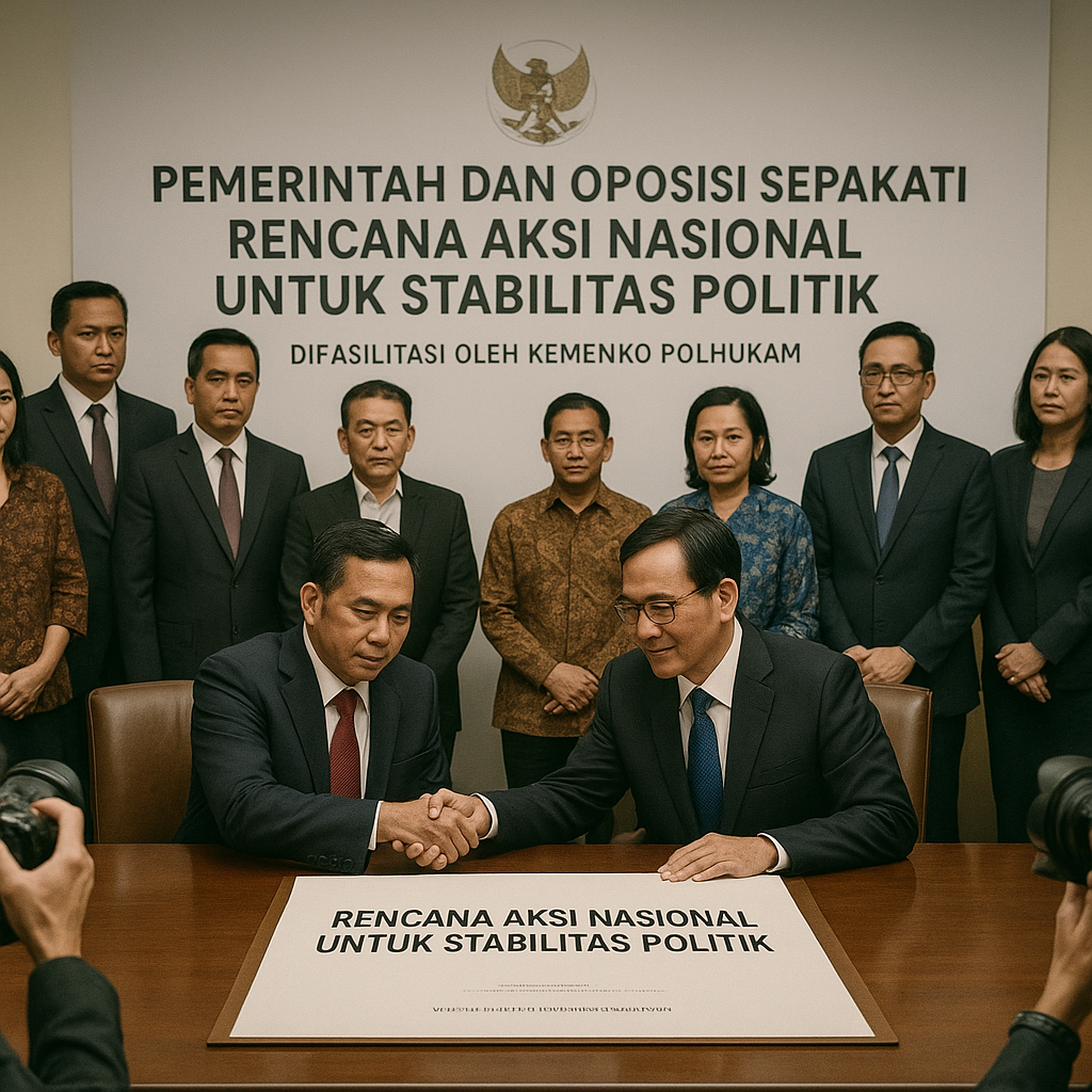 Pemerintah dan Oposisi Sepakati Rencana Aksi Nasional untuk Stabilitas Politik