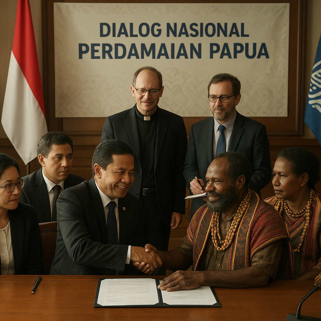 Pemerintah dan Kelompok Masyarakat Adat Sepakati Dialog Nasional untuk Perdamaian Papua