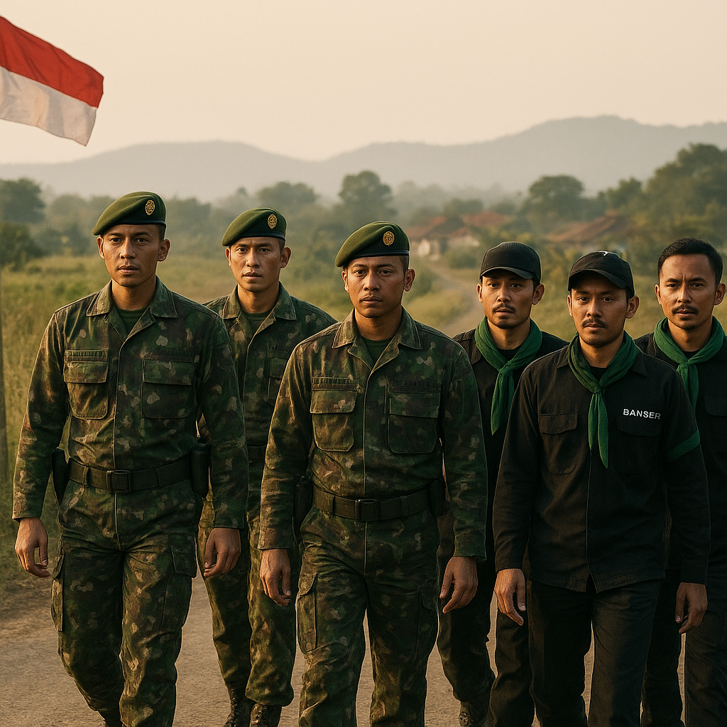 TNI dan Banser Sepakati Patroli Bersama di Perbatasan untuk Cegah Provokasi SARA