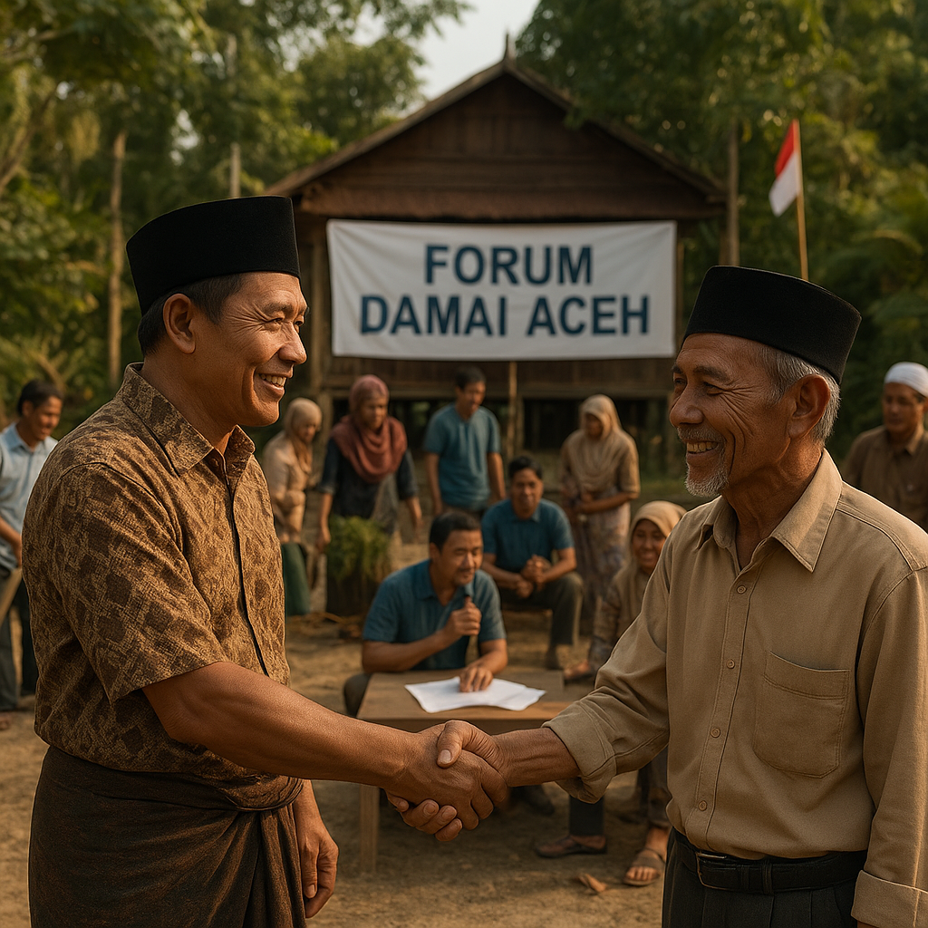 Desa-Desa di Aceh Bersatu Lewat Forum Damai: Pelihara Tradisi Tolong-Menolong Lintas Kelompok