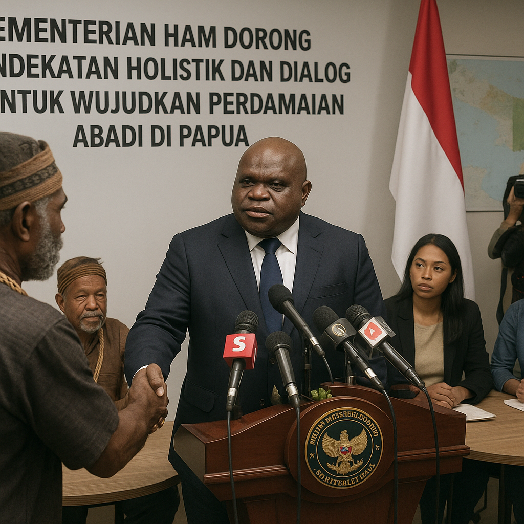 Kementerian HAM Dorong Pendekatan Holistik dan Dialog untuk Wujudkan Perdamaian Abadi di Papua