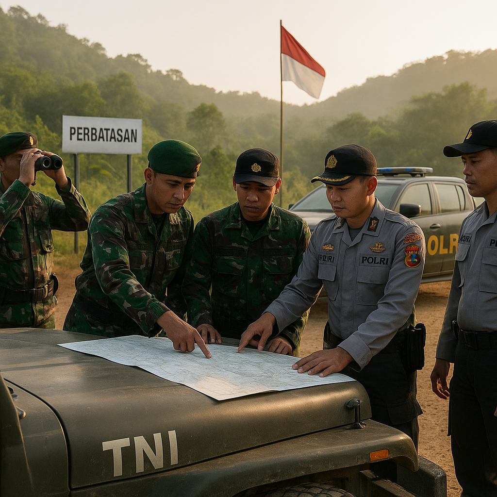 Tingkatkan Pengawasan, Polri dan TNI Sepakati Patroli Terintegrasi di Perbatasan