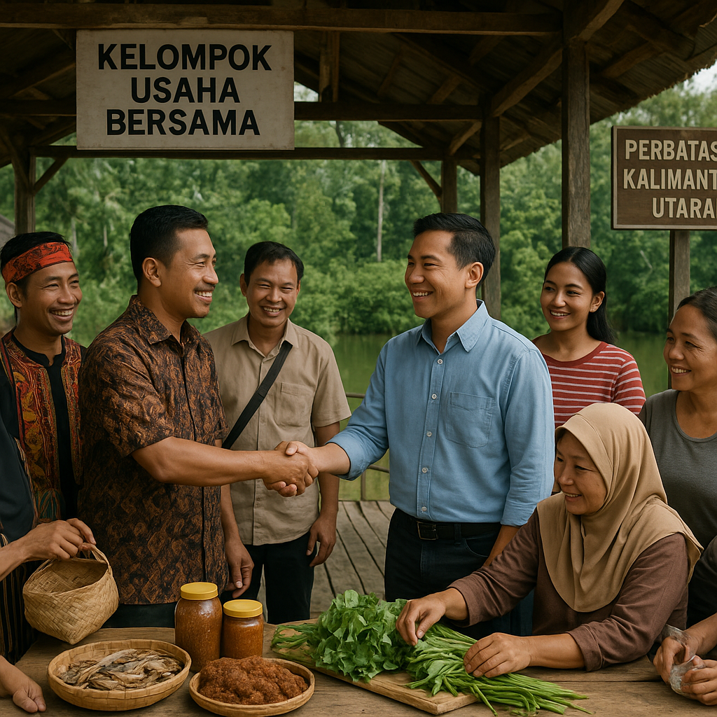 Ekonomi Kerakyatan Jadi Perekat Sosial di Perbatasan Kalimantan