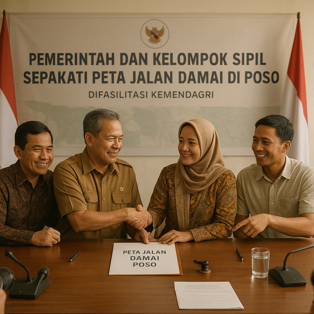 Pemerintah dan Kelompok Sipil Sepakati Peta Jalan Damai di Poso