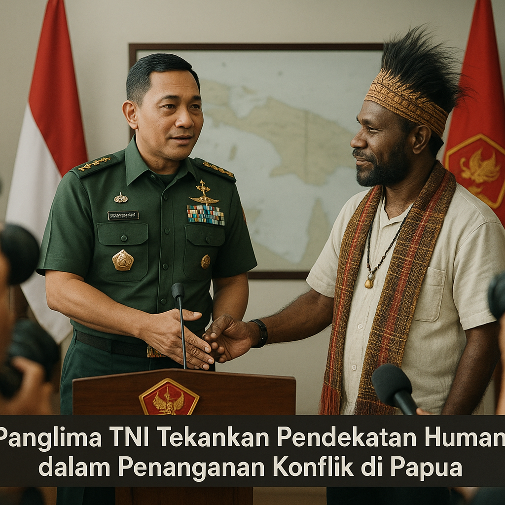 Panglima TNI Tekankan Pendekatan Humanis dalam Penanganan Konflik di Papua