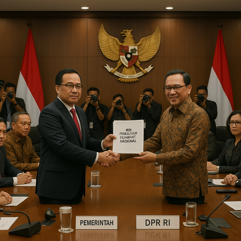 Pemerintah dan DPR Sepakat Percepat Pembahasan RUU Pemulihan Ekonomi Nasional