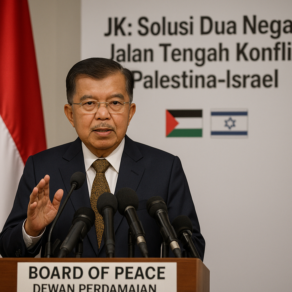 JK: Solusi Dua Negara Jalan Tengah Konflik Palestina-Israel