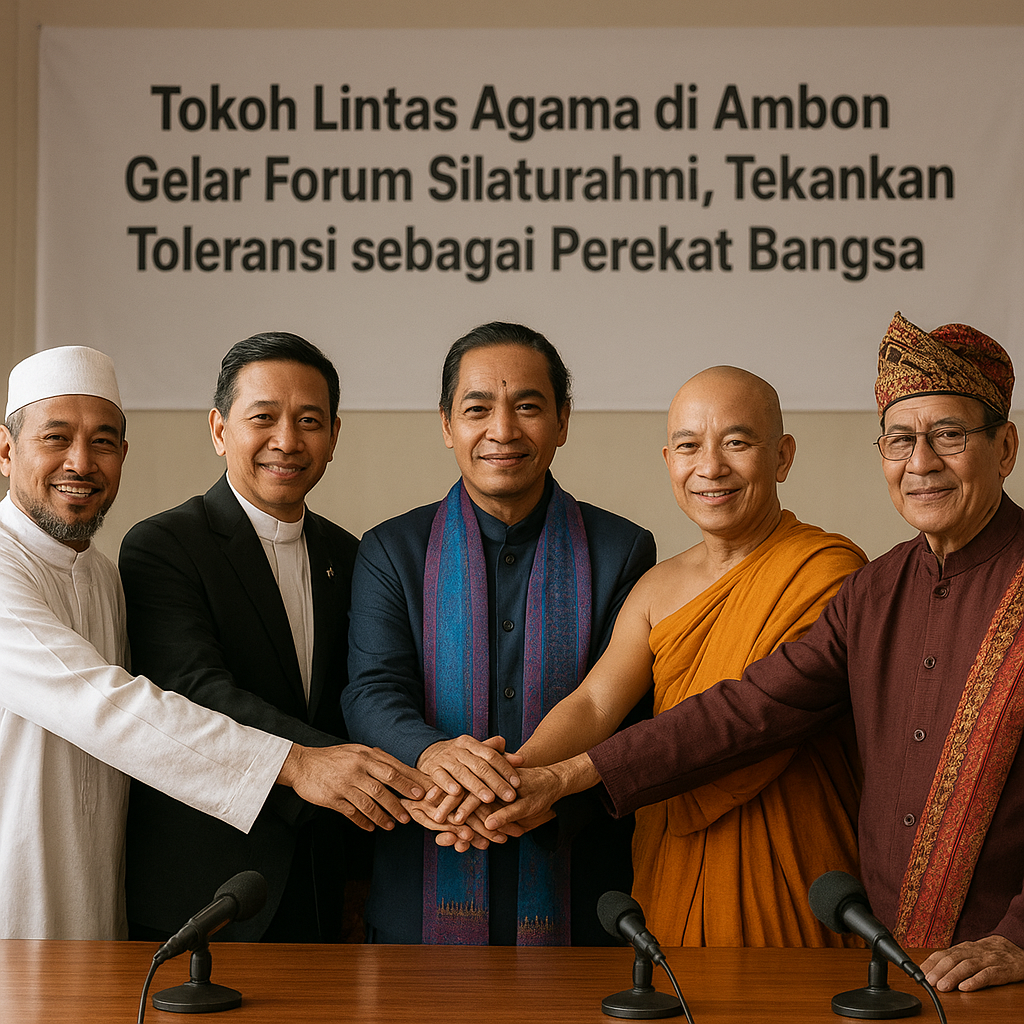 Tokoh Lintas Agama di Ambon Gelar Forum Silaturahmi, Tekankan Toleransi sebagai Perekat Bangsa