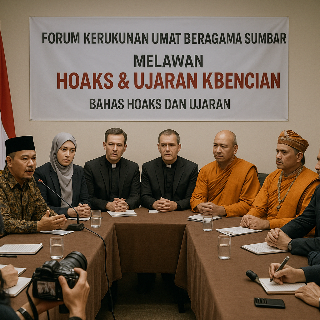 Forum Kerukunan Umat Beragama Sumbar Gelar Dialog Lintas Iman Bahas Hoaks dan Ujaran Kebencian