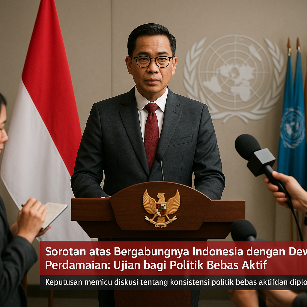 Sorotan atas Bergabungnya Indonesia dengan Dewan Perdamaian: Ujian bagi Politik Bebas Aktif