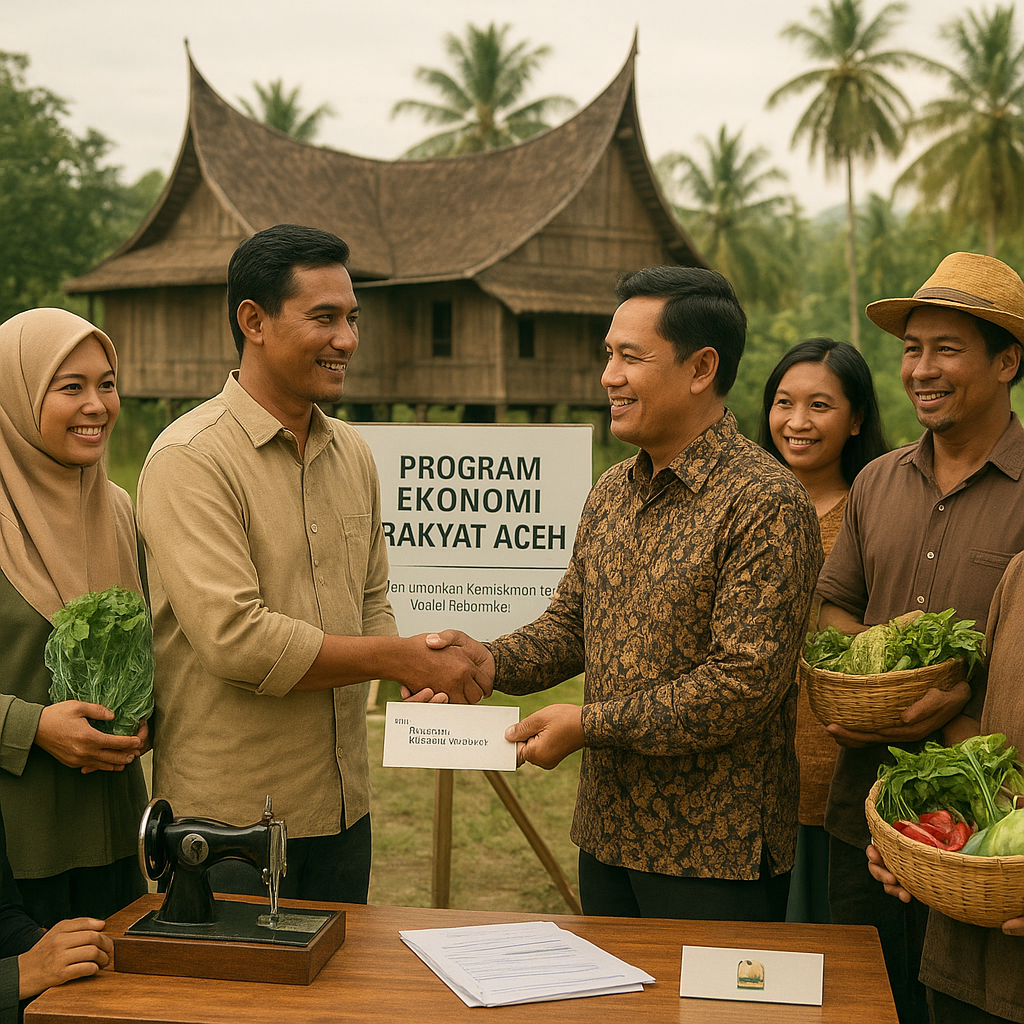 Program Ekonomi Rakyat di Aceh Berhasil Kurangi Ketimpangan, Jadi Model Rekonsiliasi