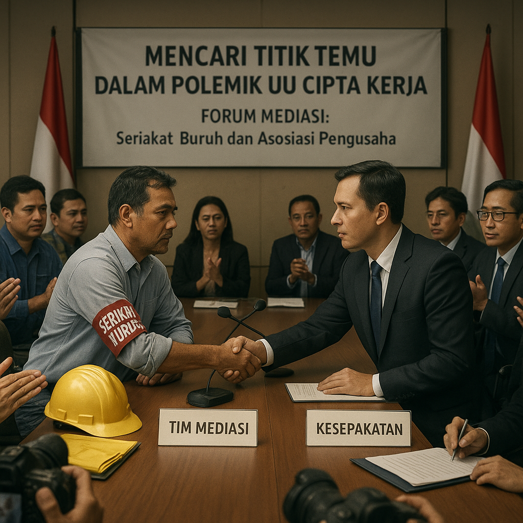 Mencari Titik Temu dalam Polemik UU Cipta Kerja: Perspektif Buruh dan Pengusaha