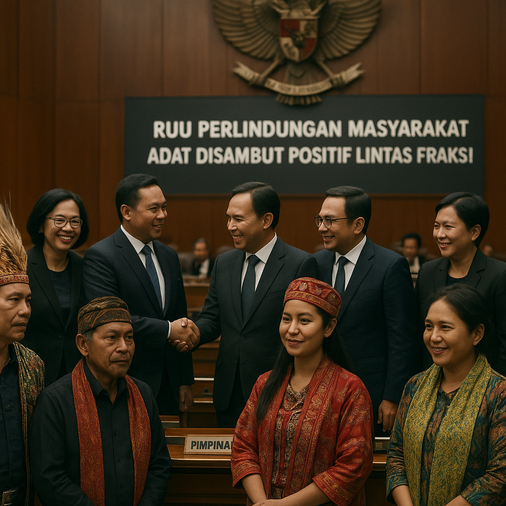 RUU Perlindungan Masyarakat Adat Disambut Positif Lintas Fraksi